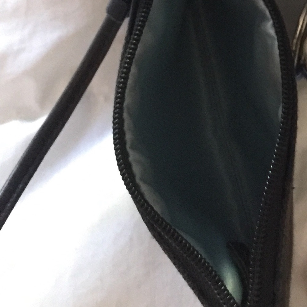 Authentic Signature Black Coach Wristlet - Picture 2 of 2